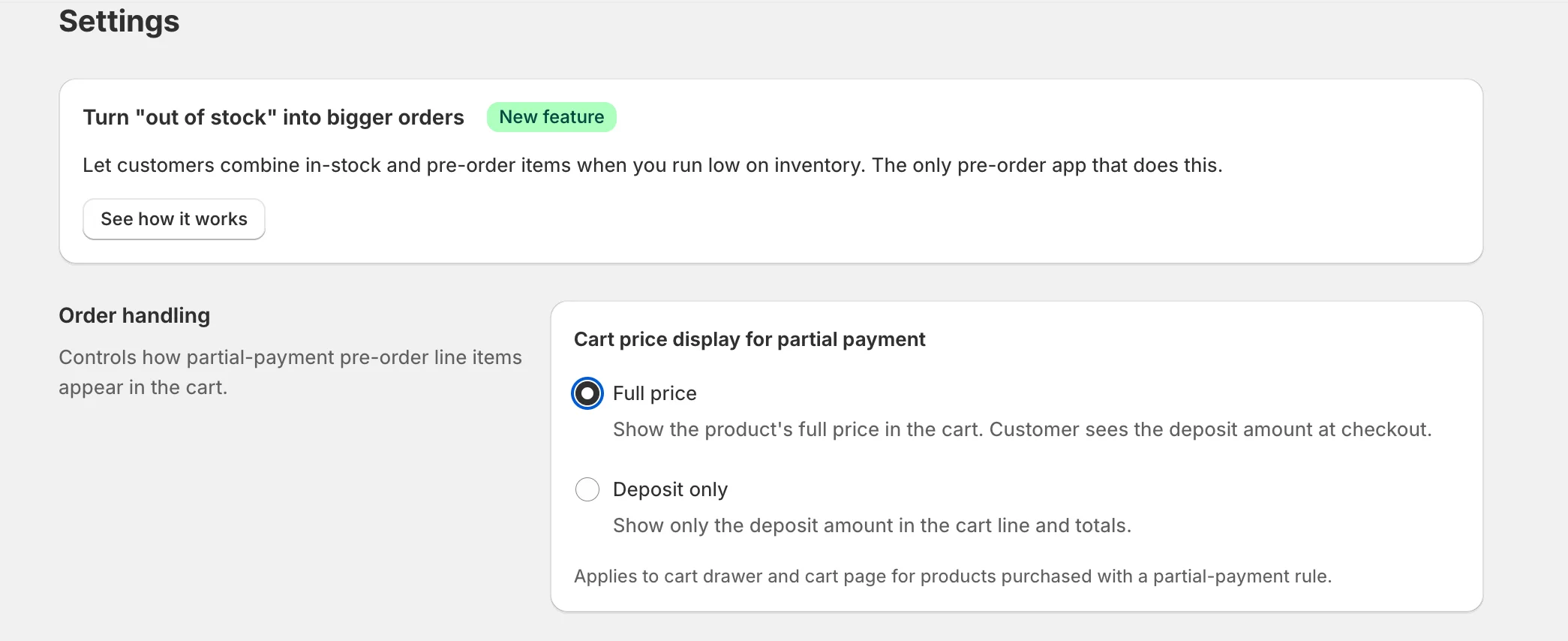 Why Discounts May Display Incorrectly in Deposit Only Cart Mode - Image 1